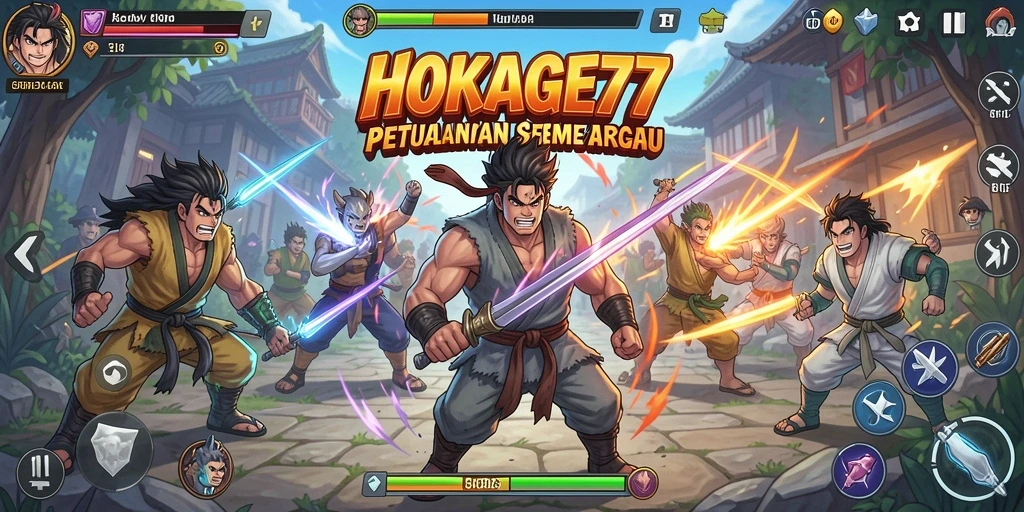 Tampilan gameplay seru dari HOKAGE77 yang menantang.