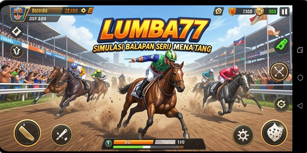 Gameplay balapan seru dan realistis di LUMBA77.