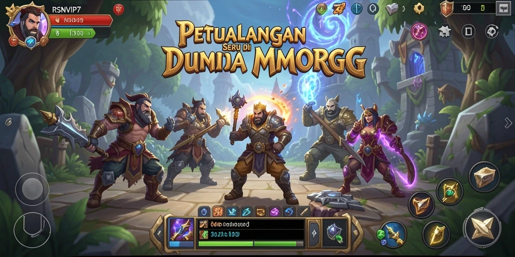 Tampilan gameplay RSNVIP7 yang mendebarkan dan penuh aksi.